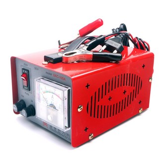 금성전기 국산 배터리충전기 12V 밧데리충전기 소형 경차량 오토바이 경운기 농기구, 1개