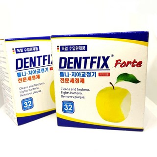 덴트픽스 포르테 32정 독일 수입완제품 틀니세정제 의치세정제, 32개입, 7개