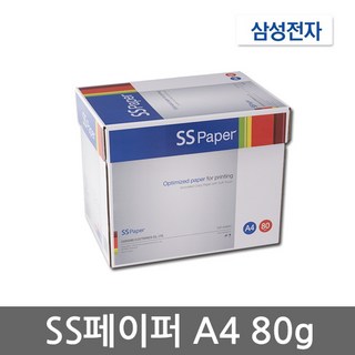삼성전자 SS 복사용지 80g, A4, 2500개