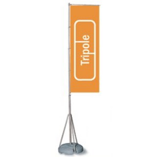 이프 [초대형] 트라이폴(Tripole)깃발 배너_출력물제외 기타매장/진열용품, 트라이폴