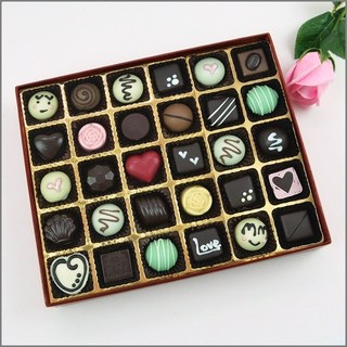 르헤브 발렌타인데이 화이트데이선물 수제초콜릿30구 [사랑하는마음]선물세트, 1세트, 르헤브 봉봉 30구