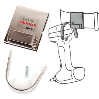 도규 공구걸이 충전드릴용 공구집 충전드릴걸이 허리벨트 산업현장 작업 벨트 연장 공구함 이동식, 1개