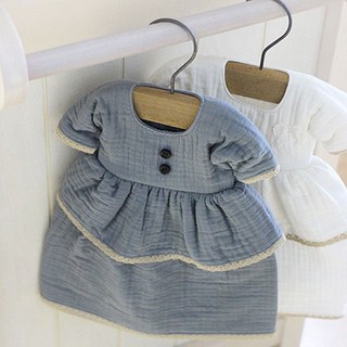 이중거즈 원피스 주방수건 핸드타올, 캉캉원피스-블루, 1개