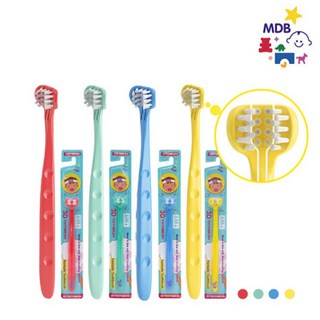 MDB 3면 유아칫솔 어린이 아동 키즈 칫솔 영유아, 초록, 1개입, 1개