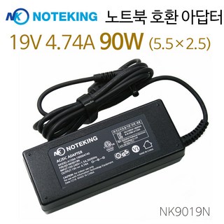 LG전자 LG 울트라PC 15U780 15UD780 노트북 전원 아답터 충전기 19V 4.74A 90W 외경 5.5mm 어댑터, AD-NK9019N, 1개