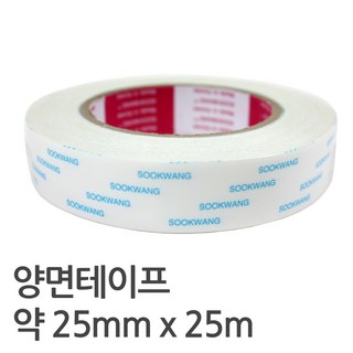 나모몰 수광 양면테이프, 25mm, 1개