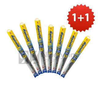 1+1 불스원 레인OK 메탈 하이브리드 초발수 와이퍼 블레이드 3M 현대 기아 쉐보레 수입차 국산차, 2개