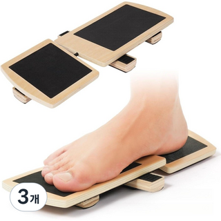 선호그룹 풋코렉터 토코렉터 발아치 필라테스 기구 소도구 가정용 집에서하는 발 교정기 발가락교정 홈필라테스기구, 우드, 3개