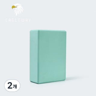이글웨이 요가블럭 EVA 요가벽돌, 2개, 민트