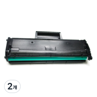 플러스잉크 삼성 MLT-D111S SL-M2027 M2024 M2074F SL-M2077F M2078F M2029 호환 토너, 2개, 2000매 특대용량 검정색