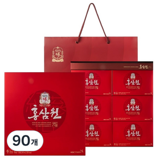 정관장 홍삼원 선물세트 / 쇼핑백 포함, 70ml, 90개