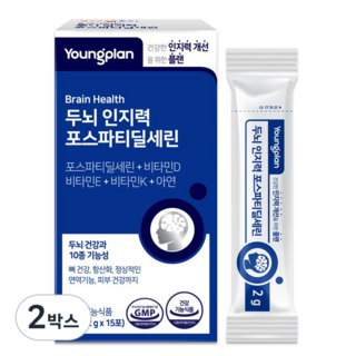 영진약품 두뇌 인지력 포스파티딜세린 분말 식약청인증, 30g, 2박스
