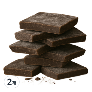 [중금속검사] 제로 무설탕 다크초콜릿 100% 건강한 간식, 2개, 500g