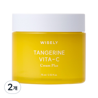 와이즐리 비타C 잡티케어 화이트닝 크림, 2개, 75ml