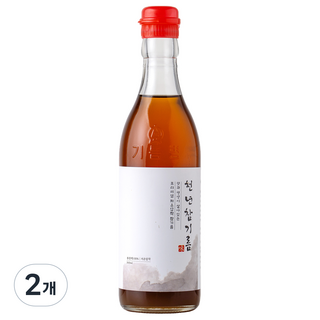 저온압착 통참깨 천년참기름, 2개, 300ml