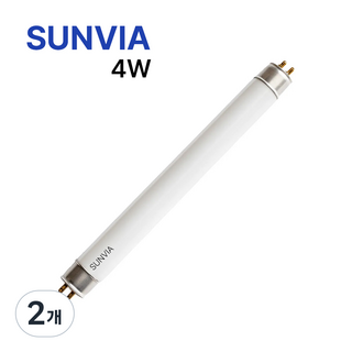 썬비아 포충등 포충램프 UVA 포충기등, 2개, 4w