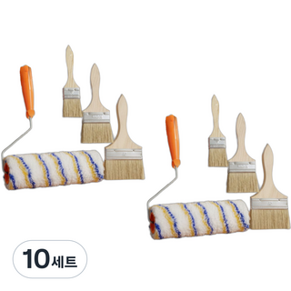 바른 다용도 페인트 붓 롤러 세트, 10세트
