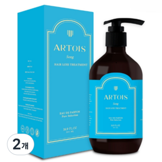 비누향수 아르투아 송 퍼퓸 탈모기능성 트리트먼트, 500ml, 2개