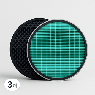 LG 엘지 공기청정기 퓨리케어 320 호환 필터 헤파+탈취 세트 AS120VELA AS121VAS 몽블랑, 퓨리케어320, 3개