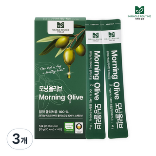 미라클루틴 모닝 올리브, 3개, 140g