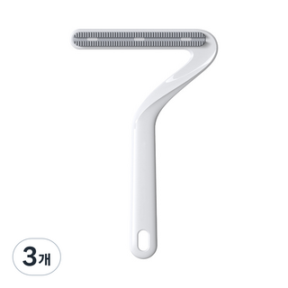 럽멜로 수동 보풀 제거 브러시, 3개, 화이트