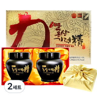 설선물세트 6년근 홍삼기력정 (600gX2) 명절선물, 1200g, 2세트
