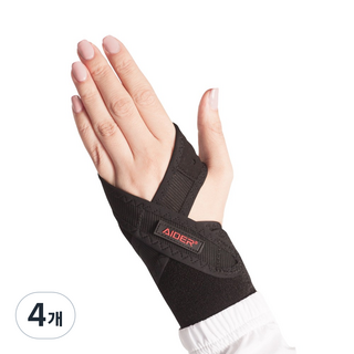 에이더 터널 강화형 손목보호대 T1, 4개, 왼쪽