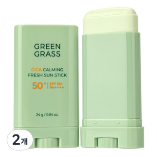 그린그라스 시카 카밍 프레쉬 선스틱 SPF+50+ PA++++, 2개, 24g