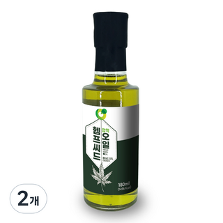 맛뜨락 저온압착 햄프씨드오일 캐나다산 대마종자유, 2개