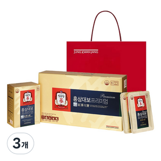 정관장 홍삼대보 프리미엄 쇼핑백포함, 1.2L, 3개