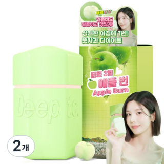 딥트 3일 애플 번 600mg, 2박스, 30정