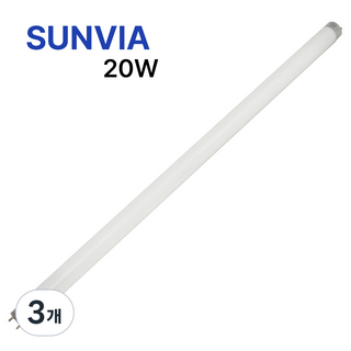 썬비아 포충등 포충램프 UVA 포충기등, 3개, 20w