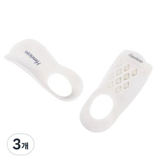 기능성 아치 지지 깔창 평발 족저근막염 자세 교정기, 3개