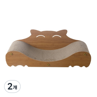 미란다 고양이 안락쇼파 스크래쳐 대형, 2개, 혼합색상