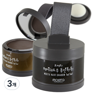 모에타 헤어쉐도우 동안톡톡 4g, 흑색, 3개