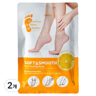 메드비 풋 각질제거 필링 발 풋팩, 2개, 2매, 17g