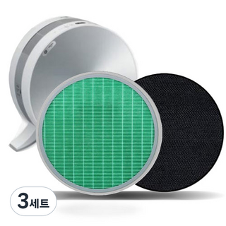 LG 엘지 공기청정기 호환 필터 퓨리케어 AS112VDS 프리미엄, PURICARE 320 헤파+탈취세트(프리미엄형), 3세트