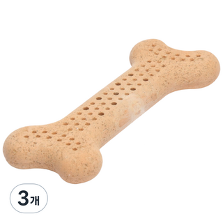 강아지 이갈이 우드스틱 커피나무 대용 옥수수 콘본 장난감, 베이컨, 3개
