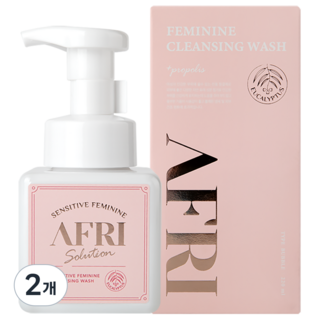 애프리 버블여성청결제 핑크계열 (프로폴리스 함유) 천연 약산성 y존 질세정제 가려움 케어 냄새 제거, 220ml, 2개
