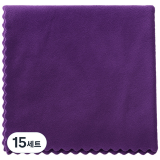 초극세사 고급 버핑타월 유리막코팅 전문가분 추천제품, 보라색, 15세트