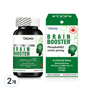오로니아 포스파티딜세린 브레인 부스터 기억력개선 두뇌 영양제, 2개, 60정