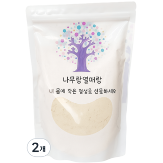 국내산 볶은돼지감자 분말 가루, 500g, 2개
