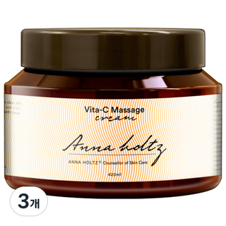 안나홀츠 비타C 마사지 크림, 3개, 420ml