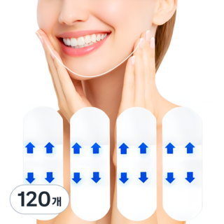 바라츠 브이라인 페이스 리프팅 테이프, 120개, 투명