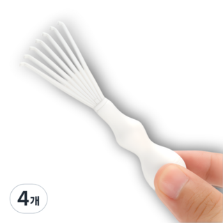 247Products 브러시 클리너, 4개, 흰색