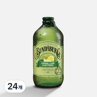 분다버그 레몬라임앤비터스 탄산음료, 375ml, 24개