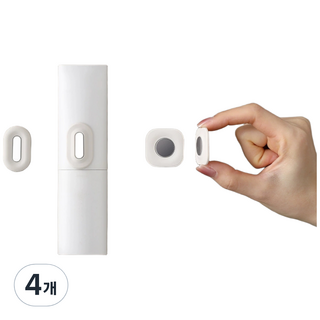 AIMITU 떨어지지않는 4세대 강력 자석 리모컨 거치대, 정사각형, 4개