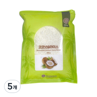 코코넛 슬라이스, 1, 400g, 5개