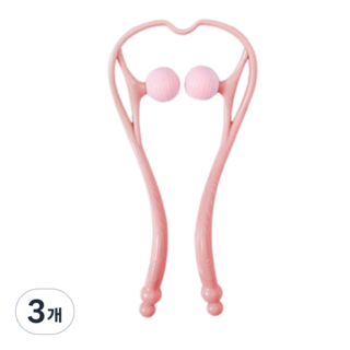 아일원 경추 목 마사지기, 분홍색, 3개