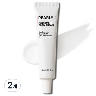 펄리 엑소좀 피부과 재생크림 광채 물광크림 속건조 히알루론산 수분크림, 2개, 40ml